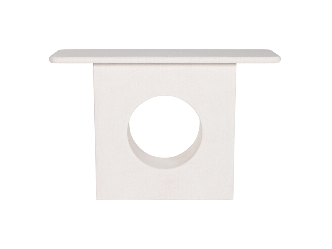 Consola Abeto Mdf Blanco 120x40x80cm
