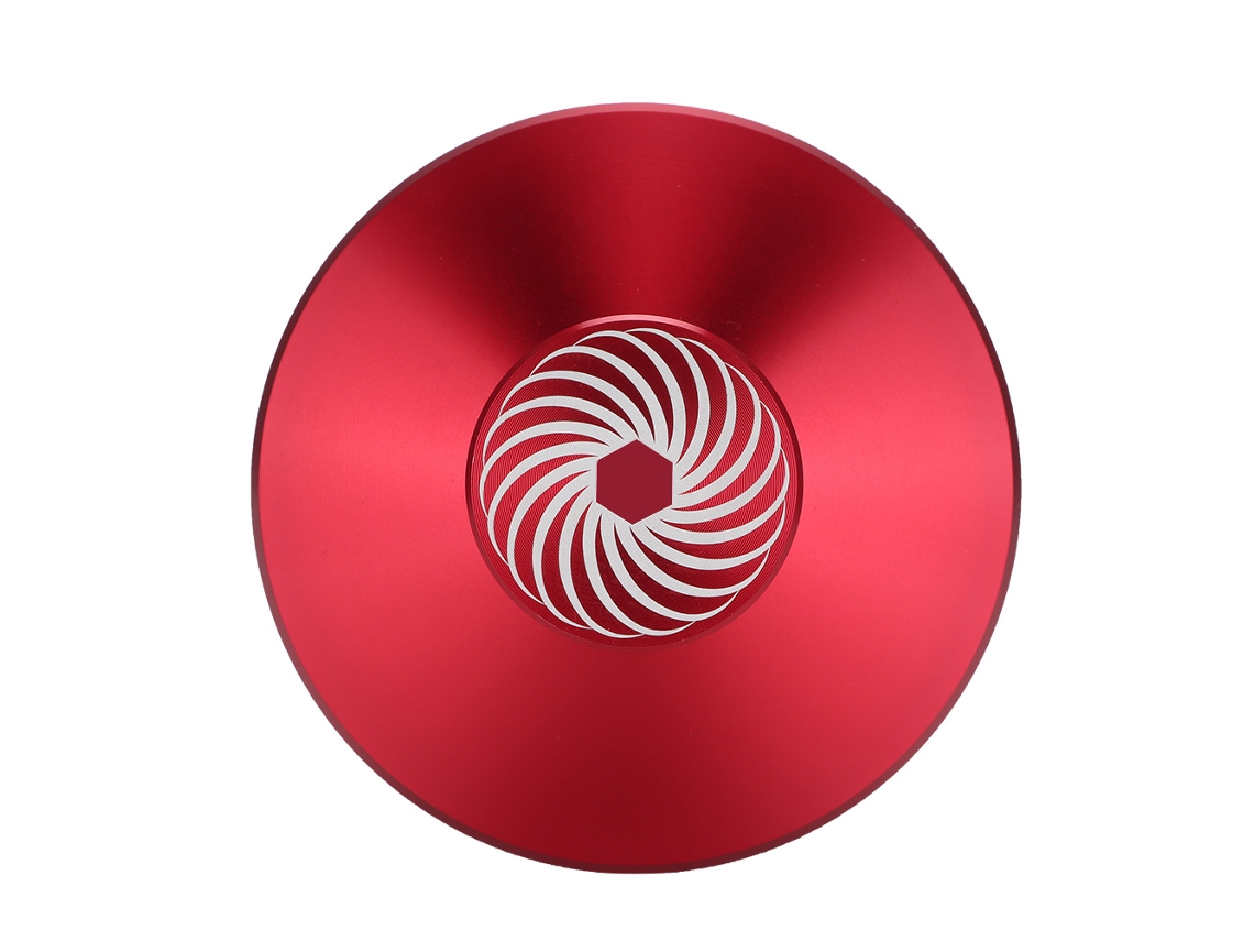 Abrazadera Estabilizadora De Aluminio Para Tocadiscos De Discos De Vinilo Y Audio, Color Rojo