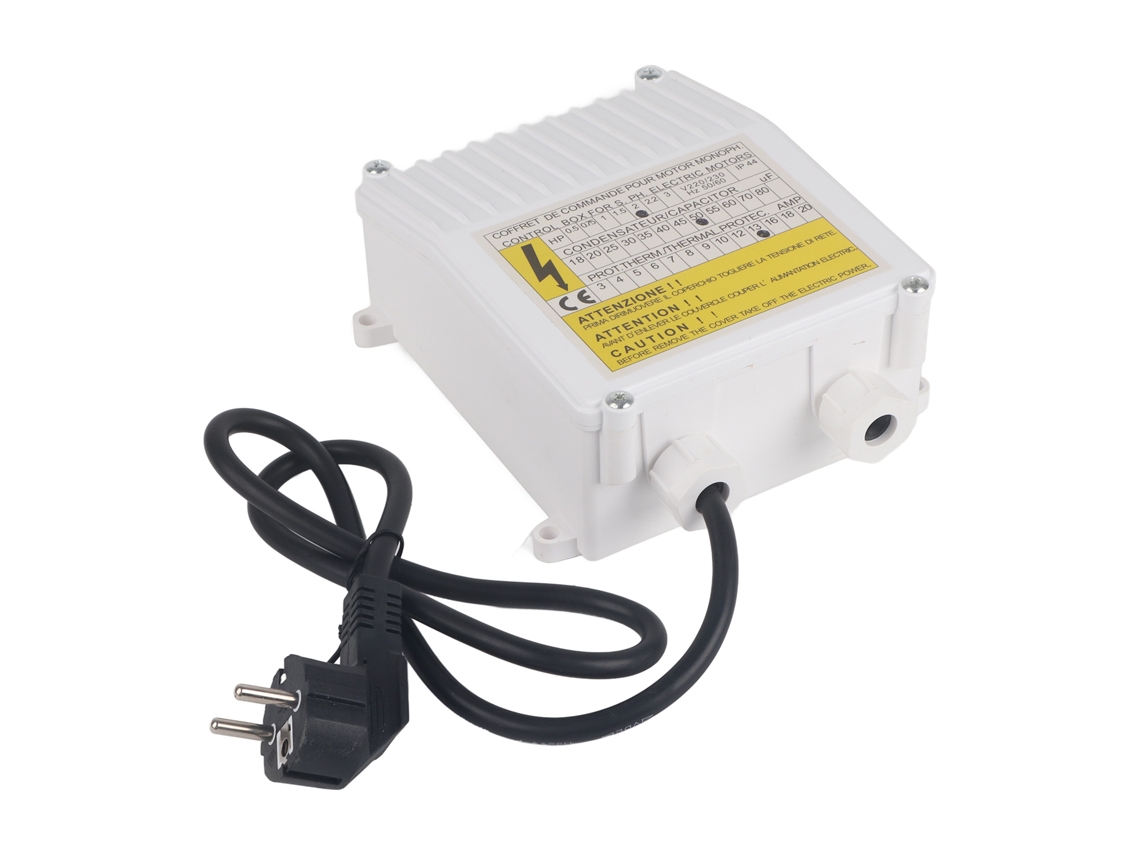 Caja De Control De Bomba Submersible Con Protección Térmica, 1.5kw 2hp 220v, Enchufe Eu