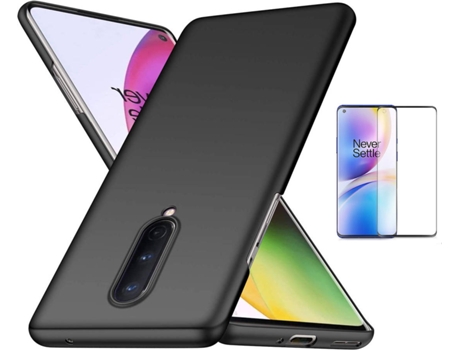 Kit Carcasa Y Protector Oneplus 8 Turtleshell Negro