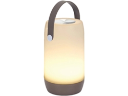 Lámpara Decorativa HOME DECO FACTORY LED con Control de Toque (Gris - Plástico - 19x10.5x10.5 cm)