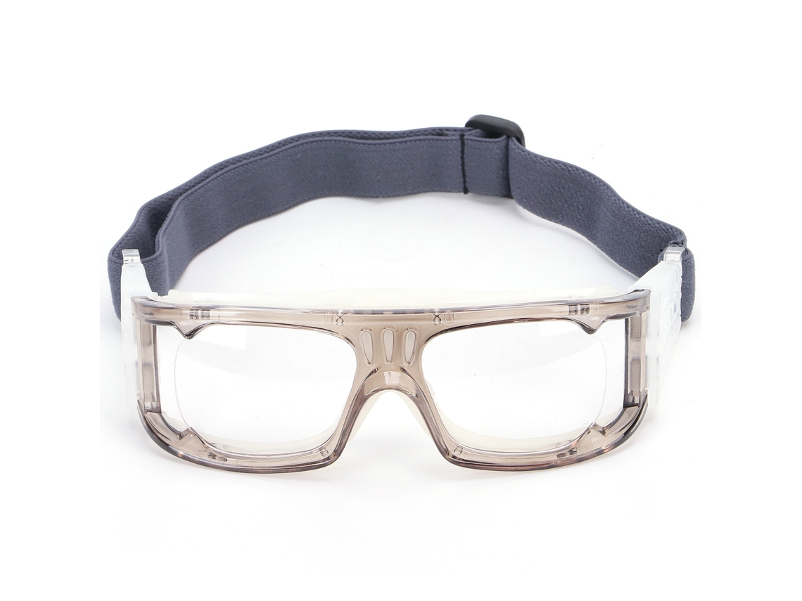 Gafas antiimpacto para deportes al aire libre, baloncesto, fútbol, bádminton, entrenamiento, color gris.