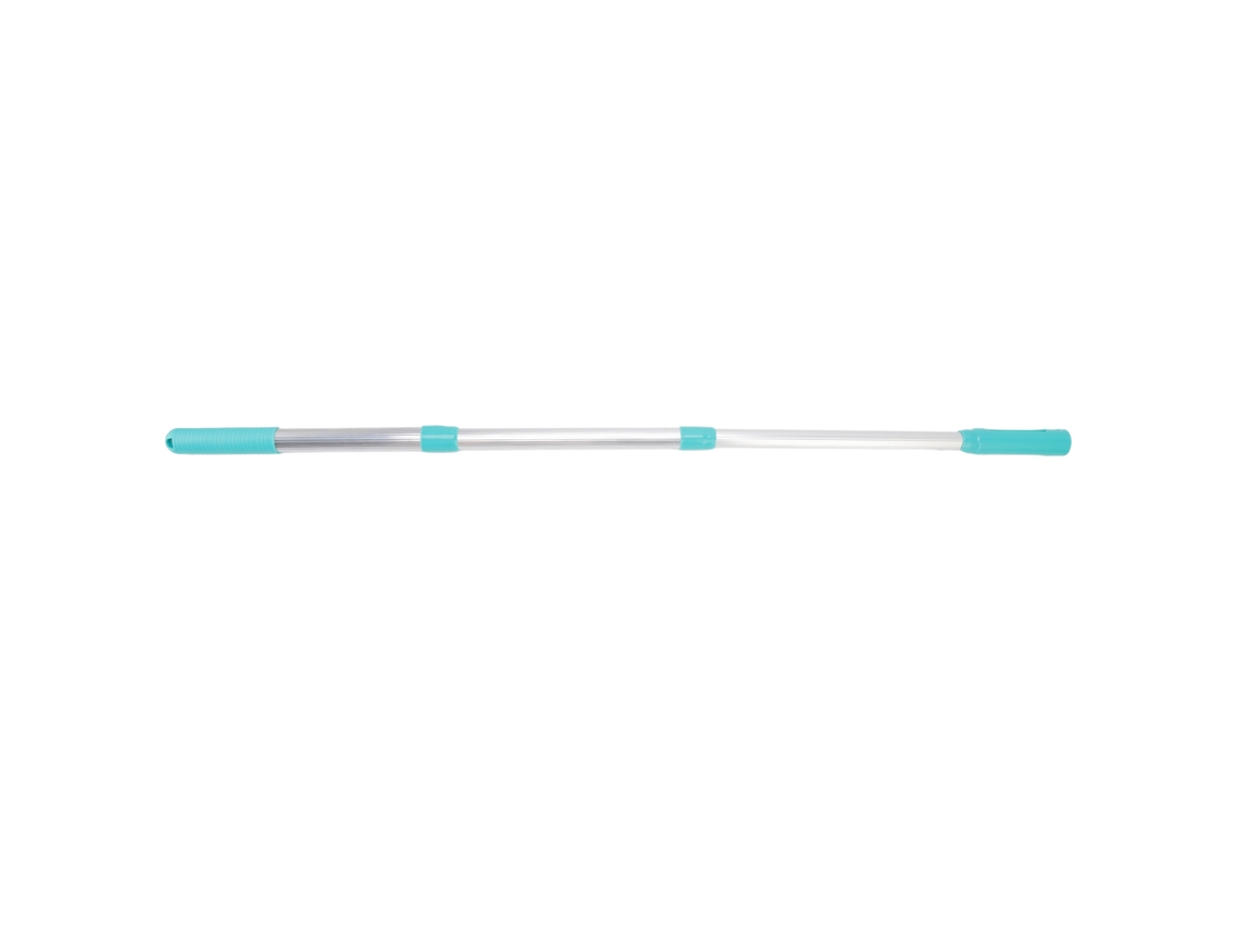 Poste telescópico de piscina de aluminio de 3 secciones para limpieza