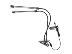 Lámpara de cultivo LED Primerox para plantas con clip giratorio de 360° y temporizador de 3/9/12 horas, 18 W.
