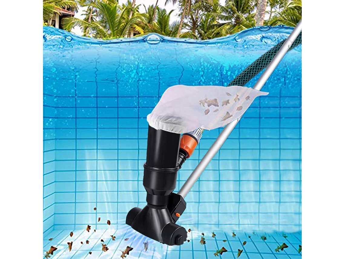 Aspiradora De Piscina, Herramienta Para Limpiar Estanques Y Fuentes, Aspiradora Hoover Negra SUNNY SPACES