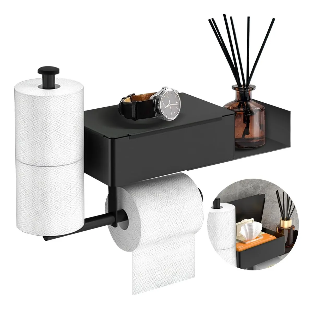 Portarrollos de papel higiénico para baño, vayotoy