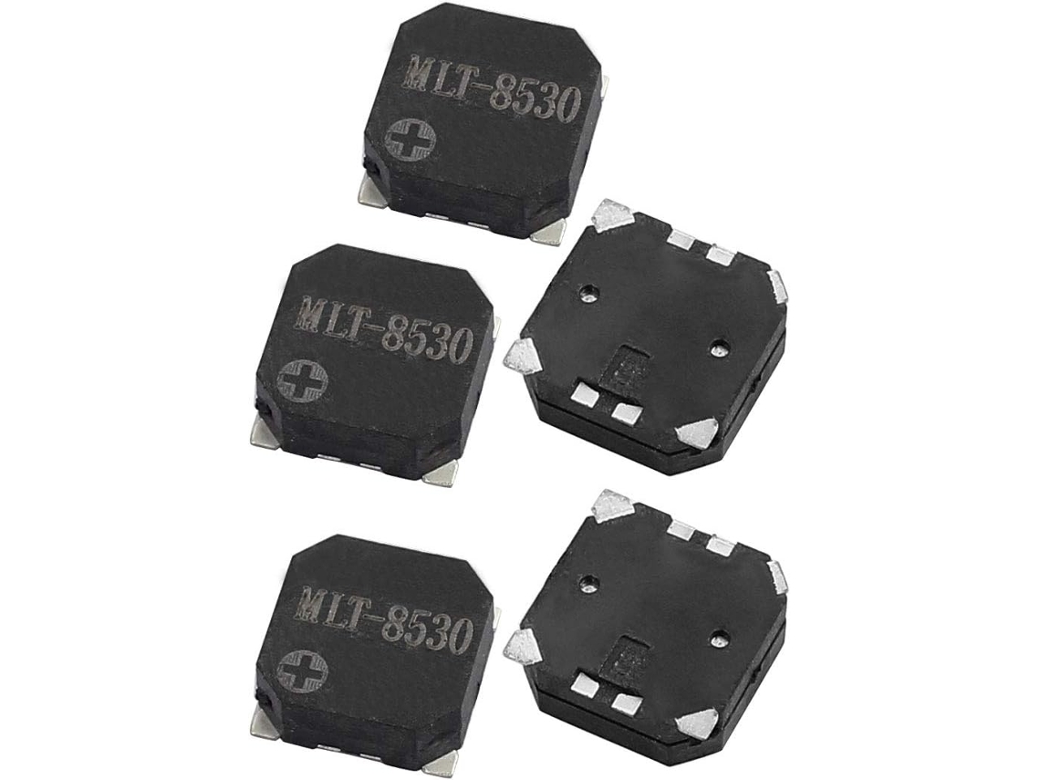 5 Unidades De Zumbador Electromagnético Pasivo Smd De 2. 5-4. 5 V Cc. 8.