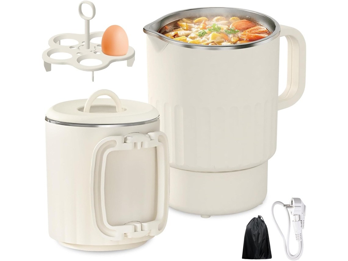 Hervidor Plegable De Acero Inoxidable De 1 Litro, 600 W, Hervidor De Viaje Portátil.
