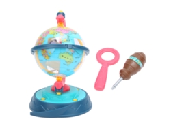 -juguete De Modelo De Globo Diy Con Tuercas, Juego De Ensamblaje Educativo Para Niños Niñas, Set De Juguete De Combinación De Tuercas Rosa