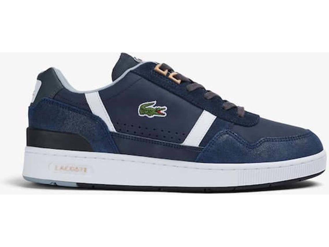 Zapatillas LACOSTE T-Clip Hombre (42 - Azul marino)