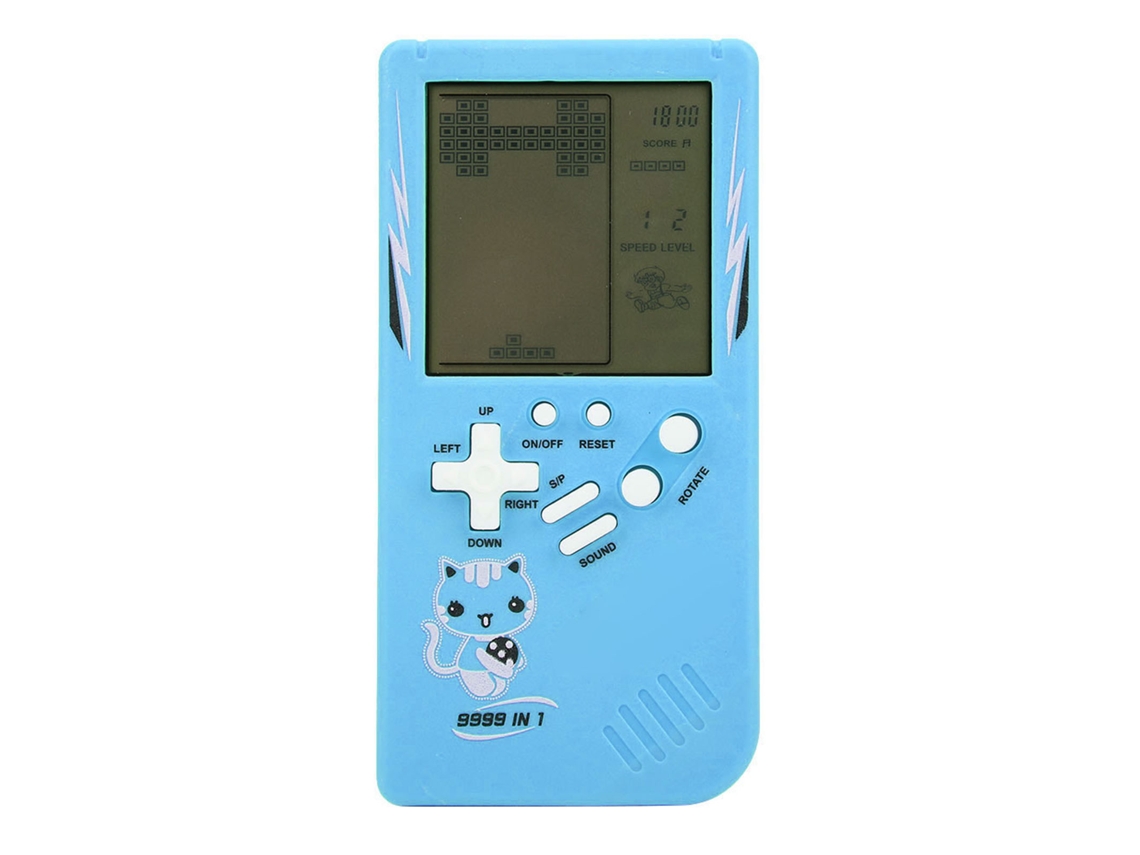 2026-consola De Juegos Portátil De Pantalla Grande Consola De Juegos Clásica Para Niños Azul