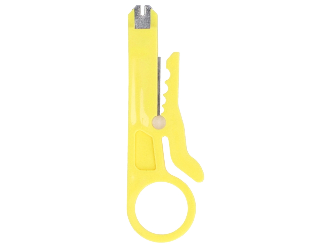 Mini Pelacables Profesional, Práctico Y Seguro Para Líneas Telefónicas, Con Cortador Y Perforador.