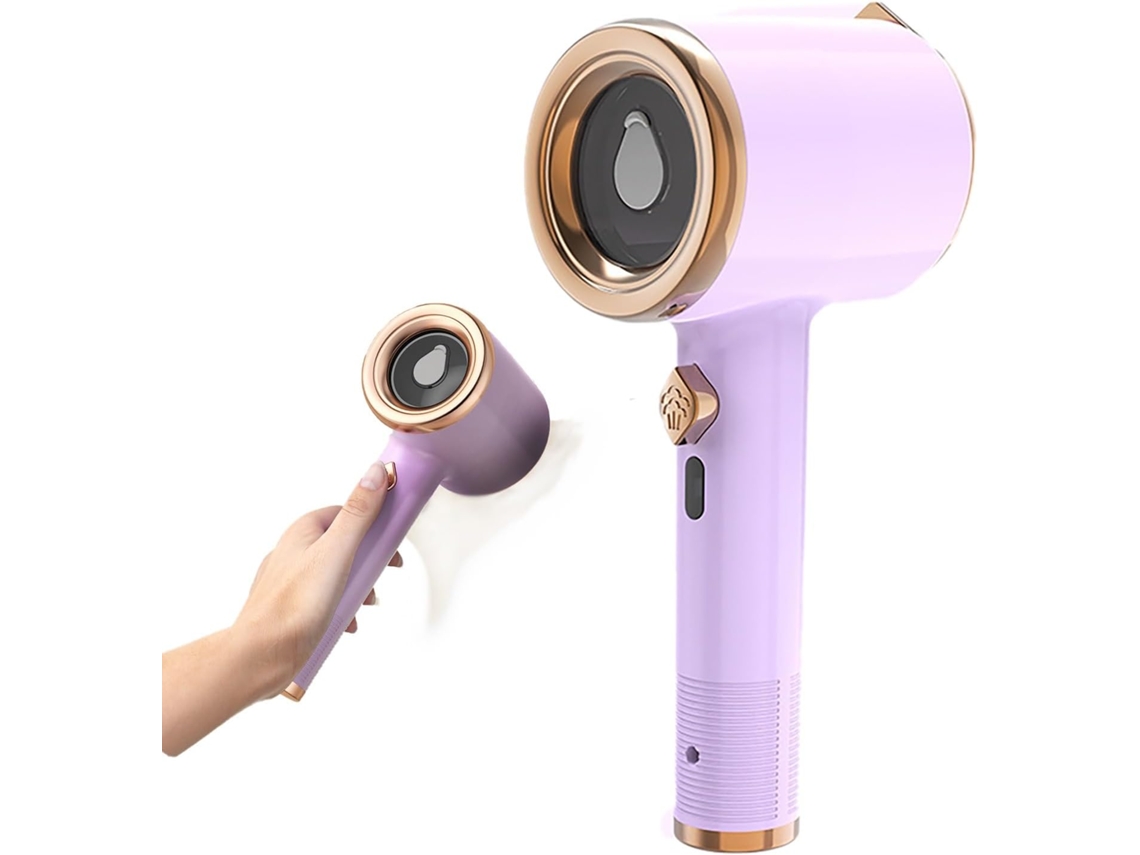 Vaporizador de ropa portátil Chrui con pistola pulverizadora, calentamiento rápido (morado)