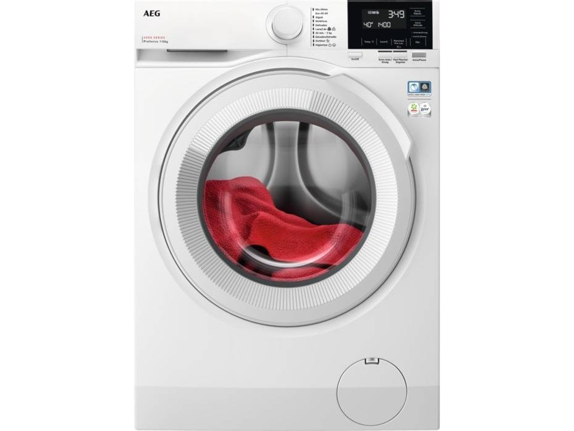 Lavadora AEG Prosense LFR6114O2B (10 kg - 1400 rpm - Blanco)