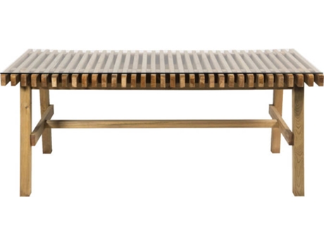 Mesa de Jardín CARMO WOOD Brunch (Marrón - Madera - 183x90x75 cm)