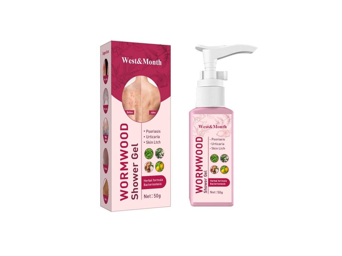 Gel de ducha calmante de artemisa para pieles sensibles