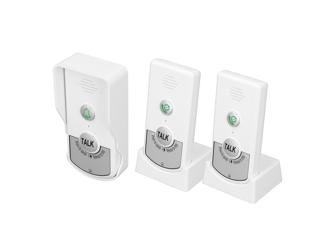 Intercomunicador Inalámbrico De Largo Alcance, Resistente Al Agua Ip54, Con Comunicación De Voz Bidireccional Para El Hogar Y La Oficina.