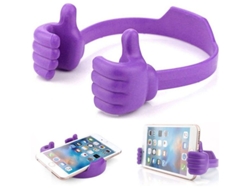 Soporte Universal Flexible Para El Pulgar Para Smartphones Y Tablets - Morado