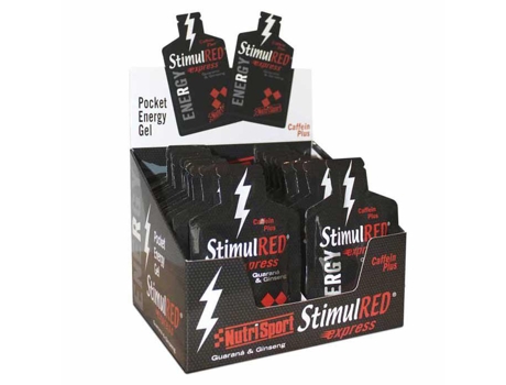 Complemento Alimentar NUTRISPORT Nutrisport Expressar Stimulred 24 Unidades Neutro Sabor Energia Géis Caixa