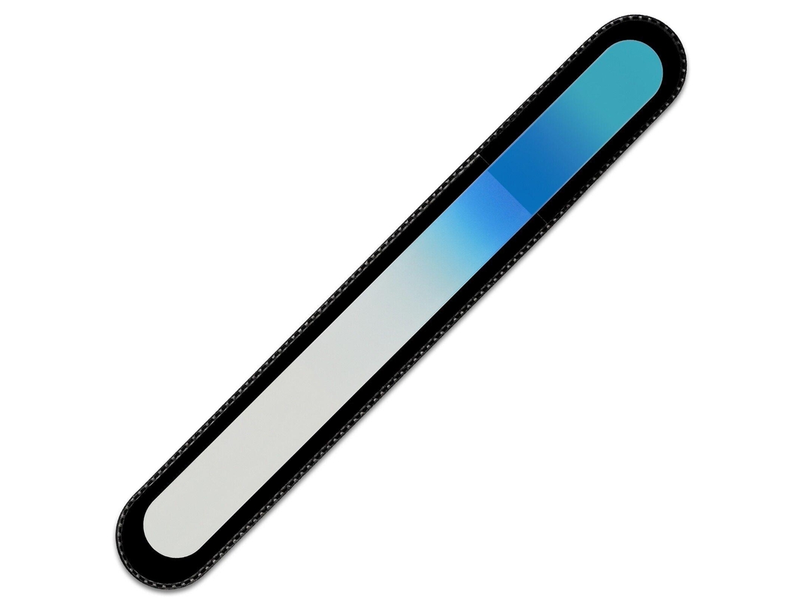 Lima de uñas grande de cristal arcoíris R-b4 - Azul-azul