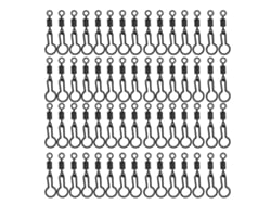 Danu26-60pcs Swivels De Pesca 2.8cm Para Malla Pva Accesorios De Pesca Terminal Rolling Swivels Conectores