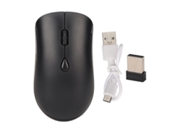 Ratón Inalámbrico Bluetooth 5.2 De 2.4 Ghz, Ergonómico, Recargable, 1600 Dpi, Silencioso, Para Oficina, Portátil Y Pc, Color Negro.