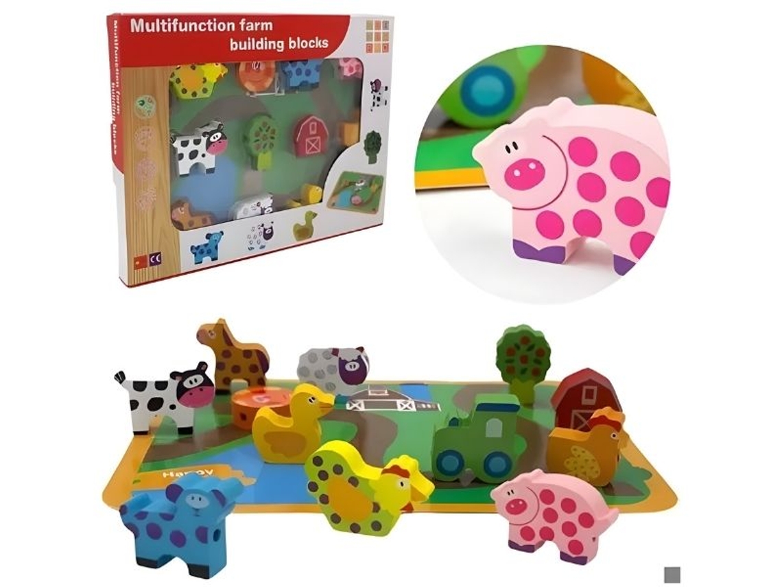 Puzzle LPM Juego de Animales de la Granja (18 Meses - 12 piezas)