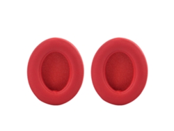 Almohadillas para auriculares Beats Studio 3, esponja suave, color rojo vino.