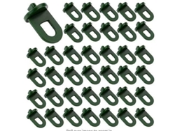 Expansor de espacio para invernadero, ganchos de plástico resistentes para plantas enrejados, tela de sombra, ganchos multiusos para colgar plantas.