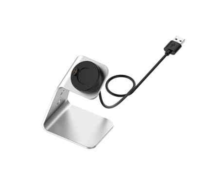 Soporte de cargador magnético universal para Garmin Forerunner 745 / Venu Sq / Fenix 6 de aleación de aluminio con protección de chip