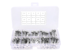 Kit De Fusibles Tubulares De Vidrio De 6x30 Mm, 72 Unidades, 0,5-30 A, Con Caja De Plástico Surtida.