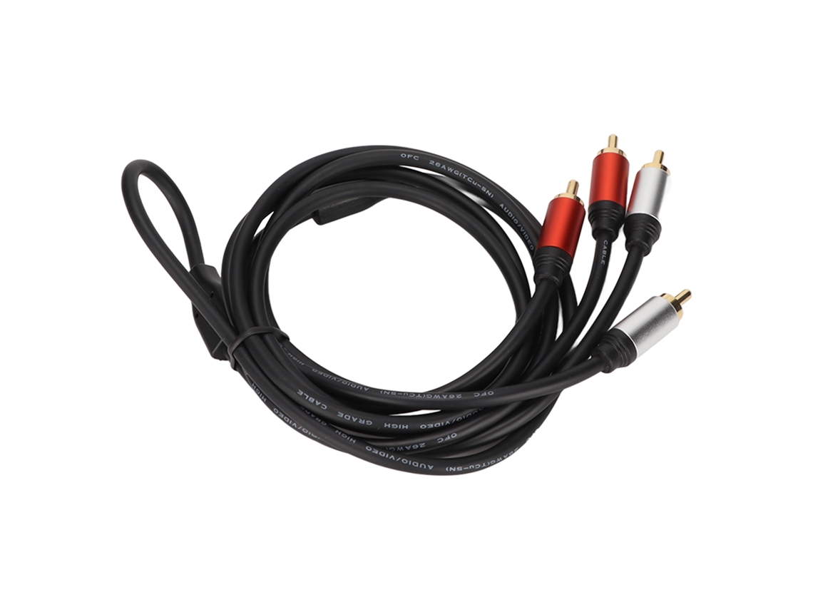 Cable Rca Chapado En Oro, Estéreo De 2 Rca Macho A 2 Rca Macho, Para Sistemas De Cine En Casa Y Altavoces De Coche.