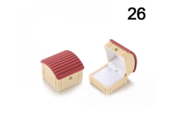 Caja De Joyería De Terciopelo Para Anillos De Boda, Pendientes, Collares Y Pulseras, Regalo Dif Veintiséis