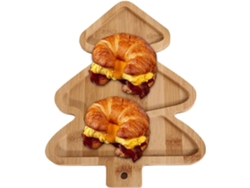 Pratos De Natal De Madeira Para Servir - Ideal Para Pães, Aperitivos E Outros Pratos.