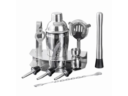Coctelera De Acero Inoxidable De 12 Piezas 350 Ml Con Estante De Almacenamiento Juego De Herramientas Para Coctelera CUICH