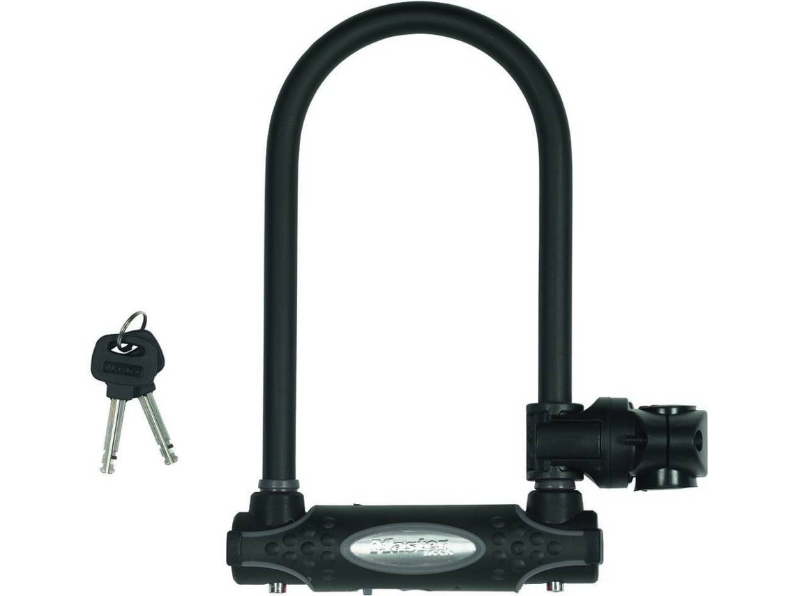 MASTER LOCK Candado para bicicleta U-lock con llave (llaves)