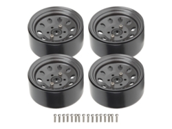 Mali 4pcs Cubo de Roda Rc Beadlock 1.9 Polegadas de Ferro Resistente Ao Desgaste para Substituição Cor Ti