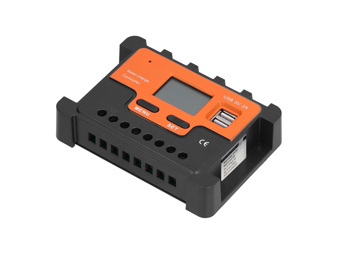 Controlador Solar Dbs12 Lcd Pwm 12v 24v 20a Regulador De Carga Descarga 3 Etapas