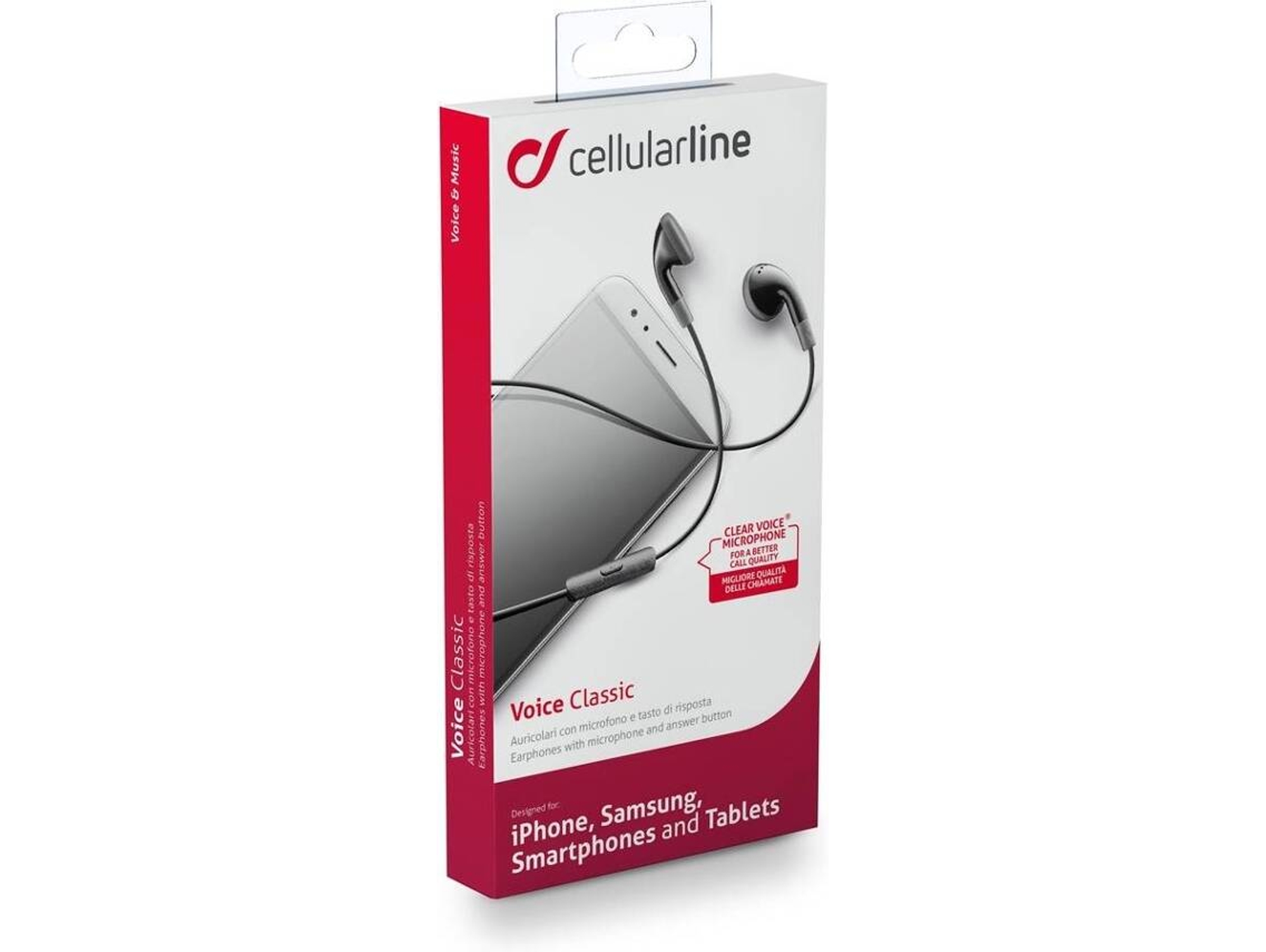AURICULAR STERO CL VOICE CLASSIC PRETO