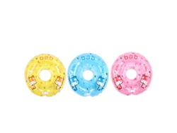 Collares Inflables Para Bebés De 5 A 18 Meses, De Pvc, 3 Vacas Pequeñas, Rosa, Azul Y Amarillo.