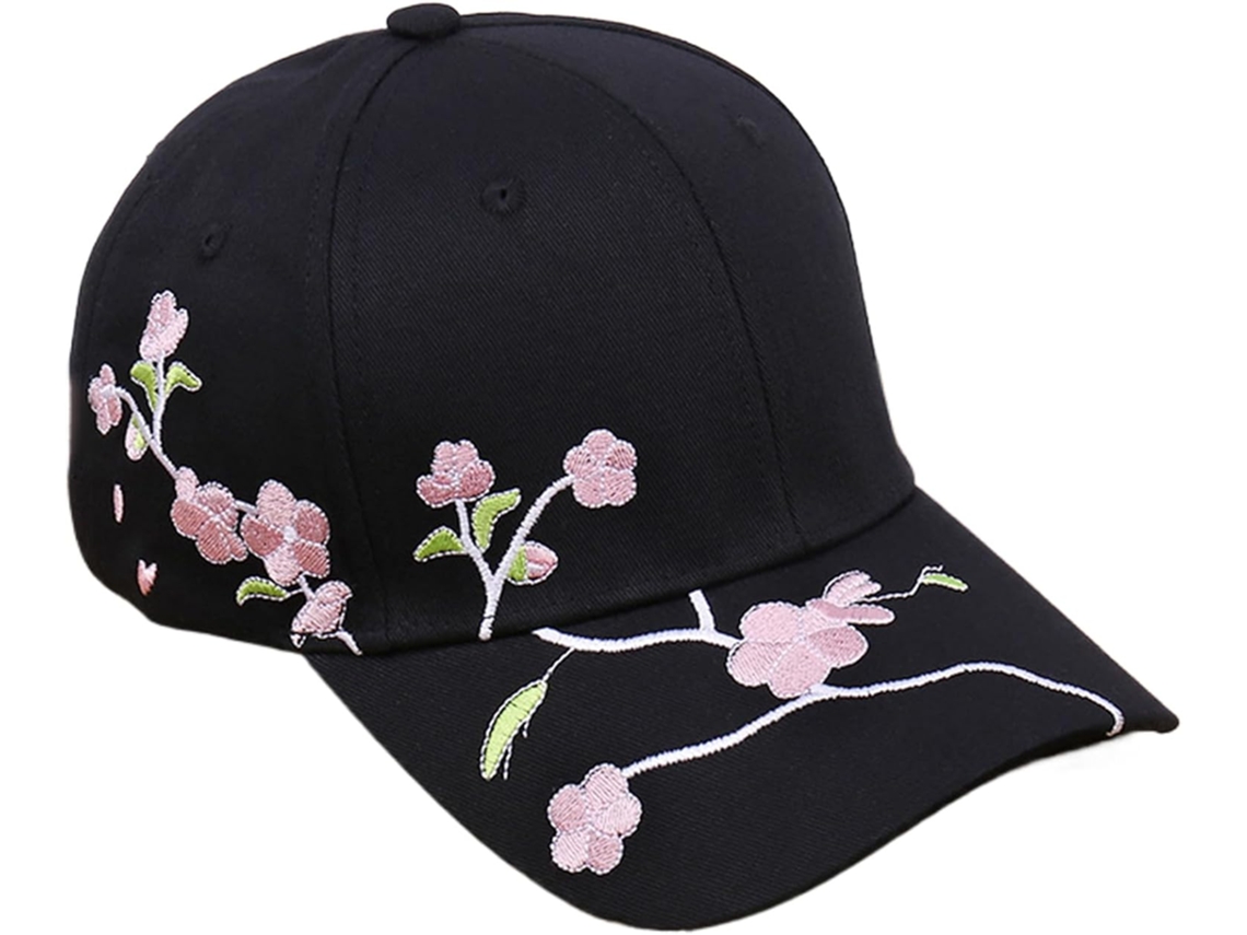 Gorra De Béisbol Para Niñas Con Bordado Floral - Ajustable Para Deportes Al Aire Libre