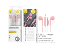 Auriculares Con Cable ONEPLUS C6202 (Rosa)