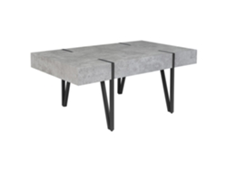 Mesa auxiliar BELIANI Adena de MDF Gris 60x100x43