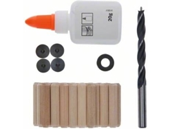 Conjunto de 32 Tacos BOSCH de Madera D= 8 mm; C= 40 mm