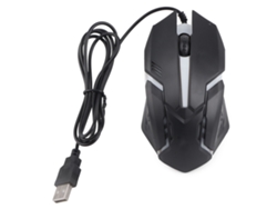Ratón Usb Con Retroiluminación M3 De Diseño Ergonómico Para Macbook, Portátil Y Pc (negro)