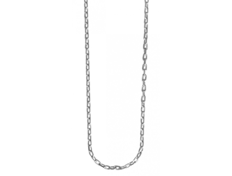 Cadena en Plata de Ley 925 Bañada en Rodio 40 Cm