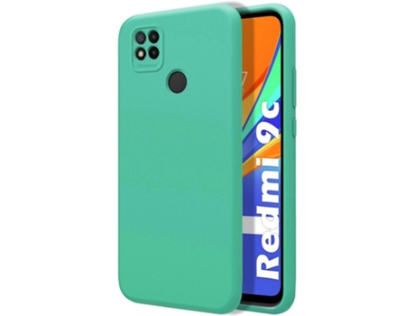 Carcasa Xiaomi Redmi 9C TUMUNDOSMARTPHONE Silicona Líquida Verde