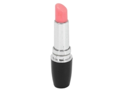 Masajeador Facial Portátil en Forma de Labial Negro con Vibración para Rostro y Ojos.