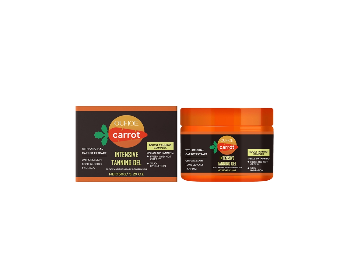 Gel autobronceador de zanahoria
