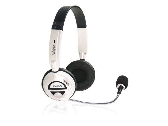 Auriculares Con Cable NGS WHITEMSX6PRO (On Ear - PC - Multicolor)